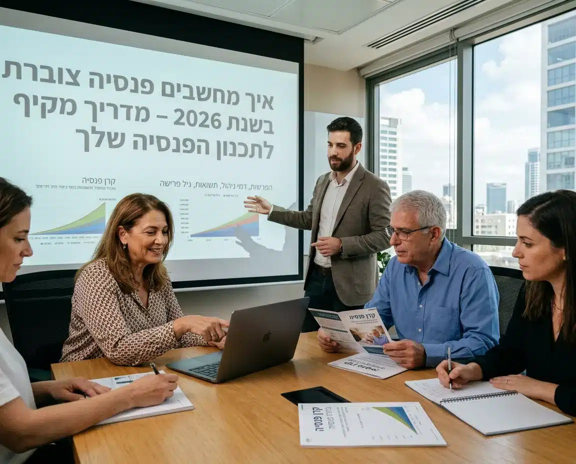 איך מחשבים פנסיה צוברת בשנת 2026 – מדריך מקיף לתכנון הפנסיה שלך