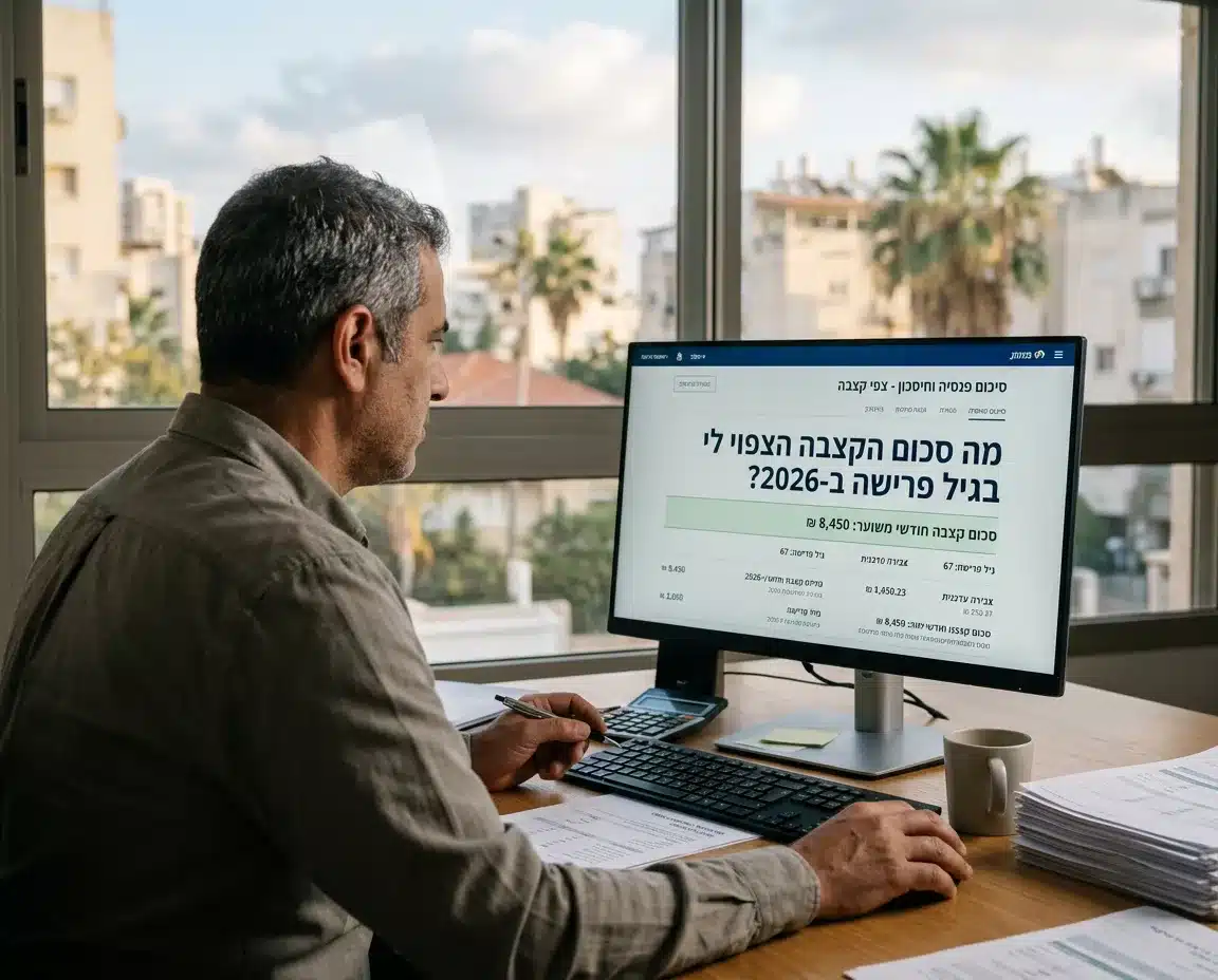 מה סכום הקצבה הצפוי לי בגיל פרישה